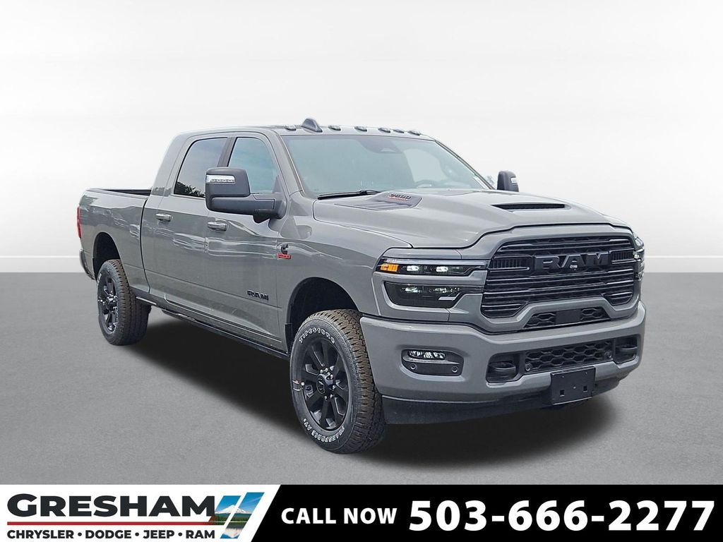 New 2026 Ceramic Gray Clear-Coat Exterior Paint RAM Laramie image 1