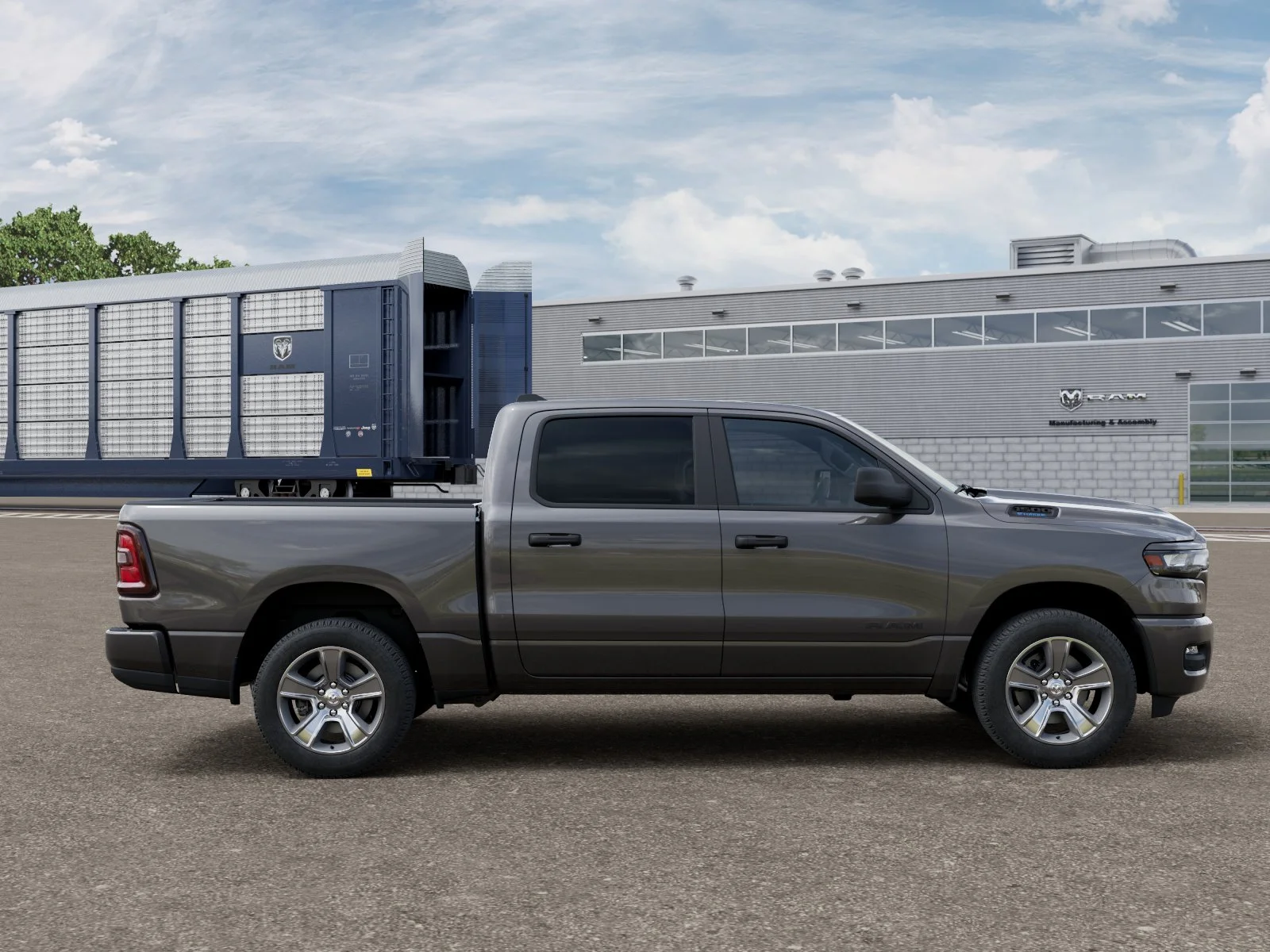 New 2026 Granite Crystal Metallic Clear-Coat Exterior Paint RAM Tradesman image 47