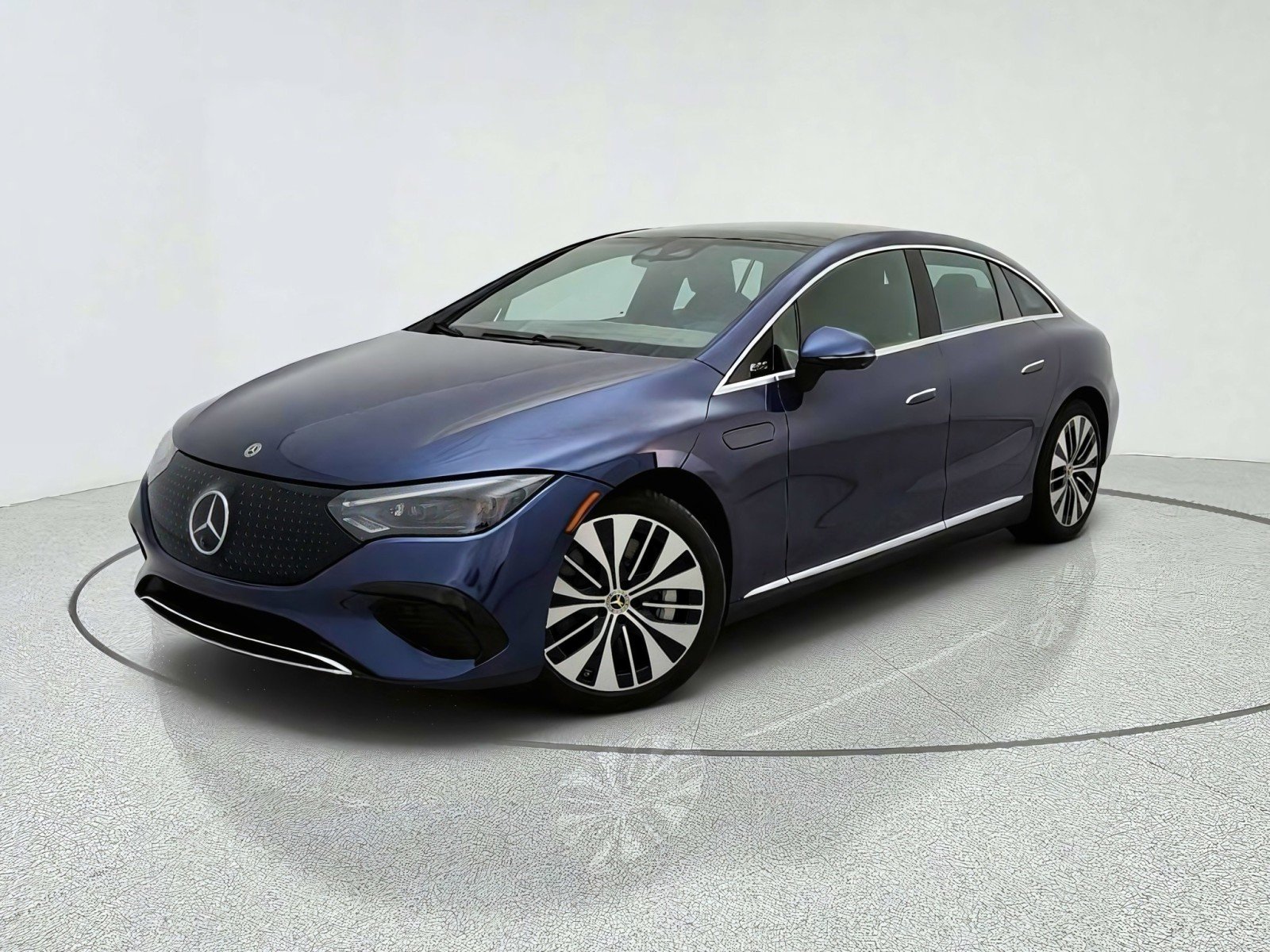 Certified Used 2025 Twilight Blue Metallic Mercedes-Benz EQE 350 image 1
