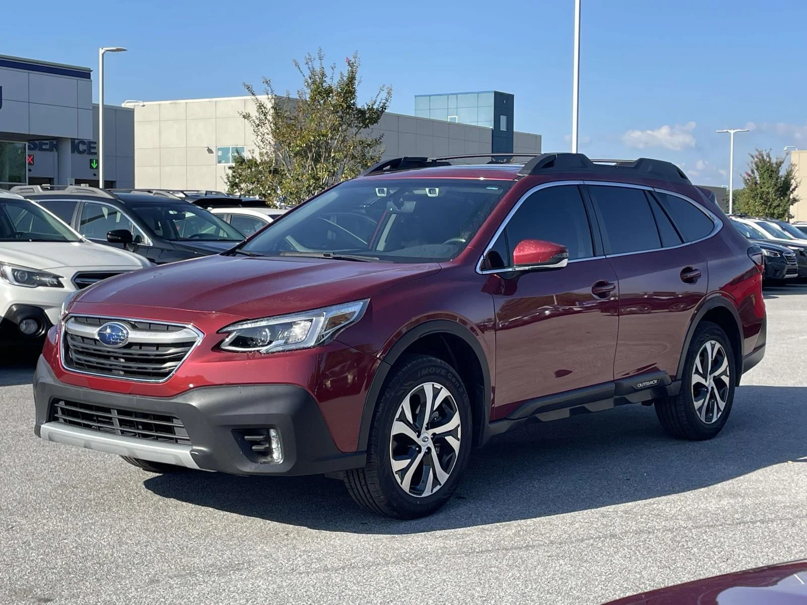 Used 2022 Crimson Red Pearl Subaru Limited image 24