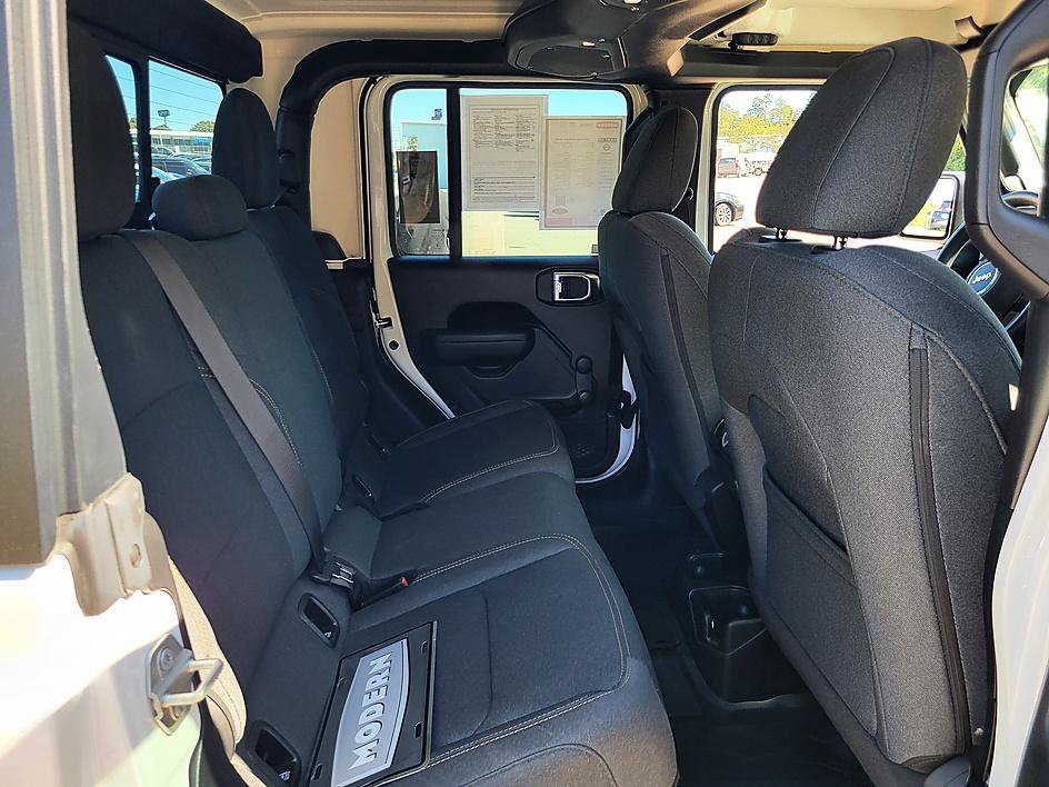 Used 2024 Bright White Clearcoat Jeep Sport image 14