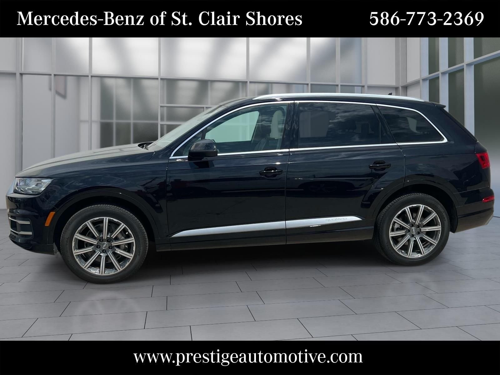 Used 2019 Audi Q7 Premium Plus with VIN WA1LHAF7XKD043007 for sale in St. Clair Shores, MI