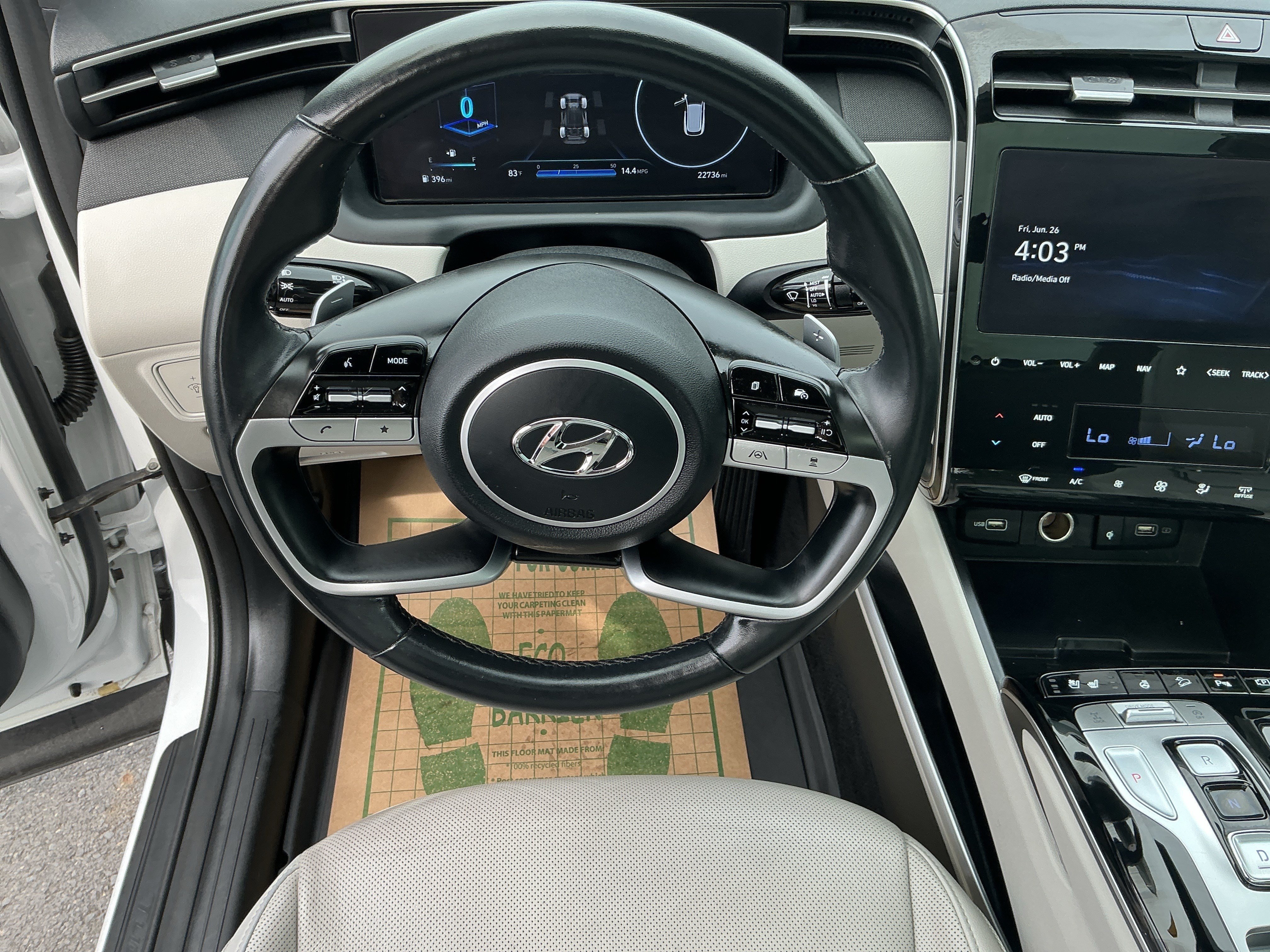 Used 2022 Quartz White Hyundai Limited image 16