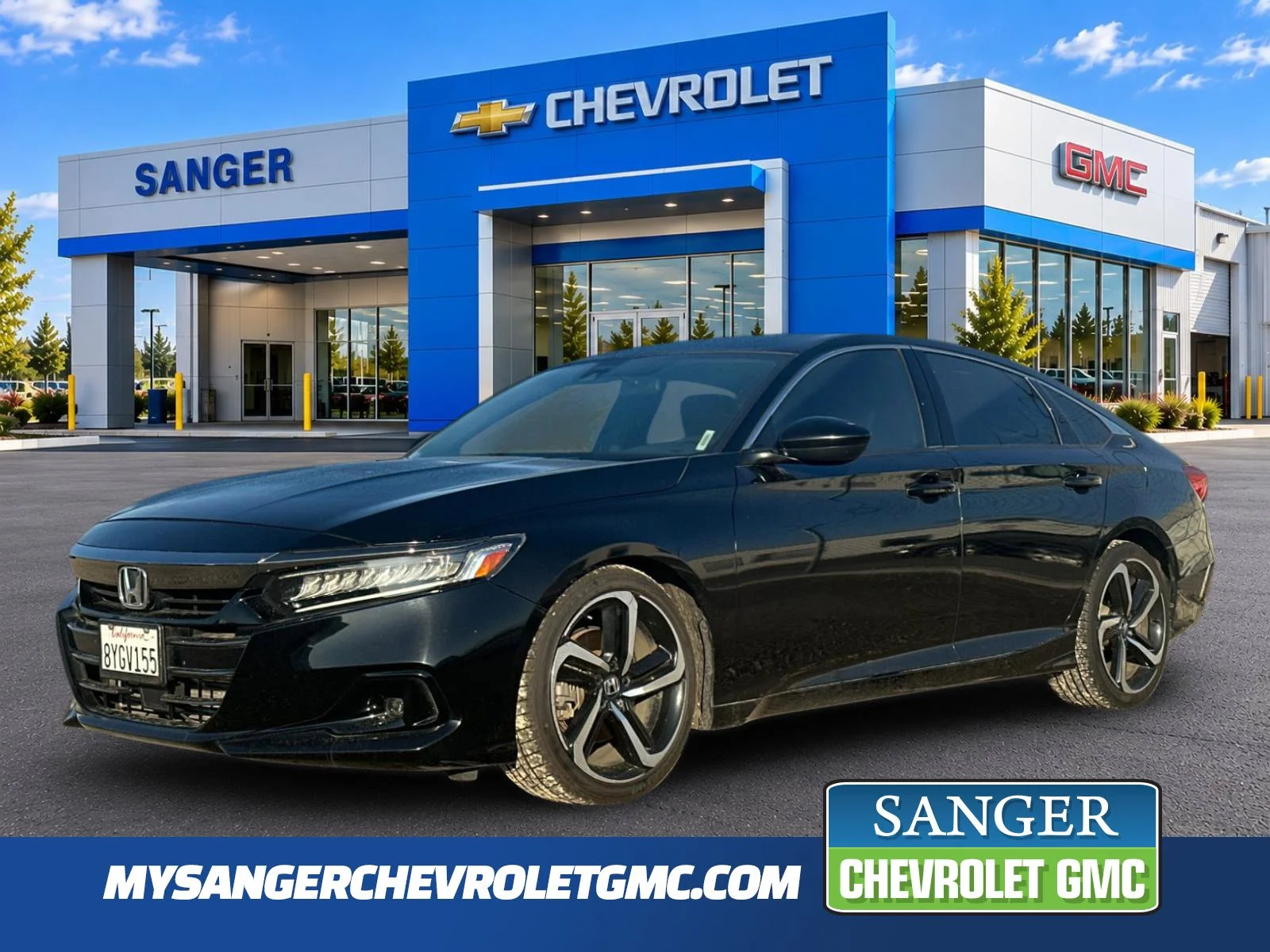 Used 2021 Black Honda Sport image 1