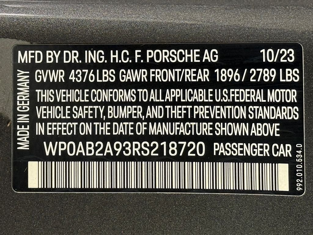 Used 2024 Gray Porsche Carrera S image 34
