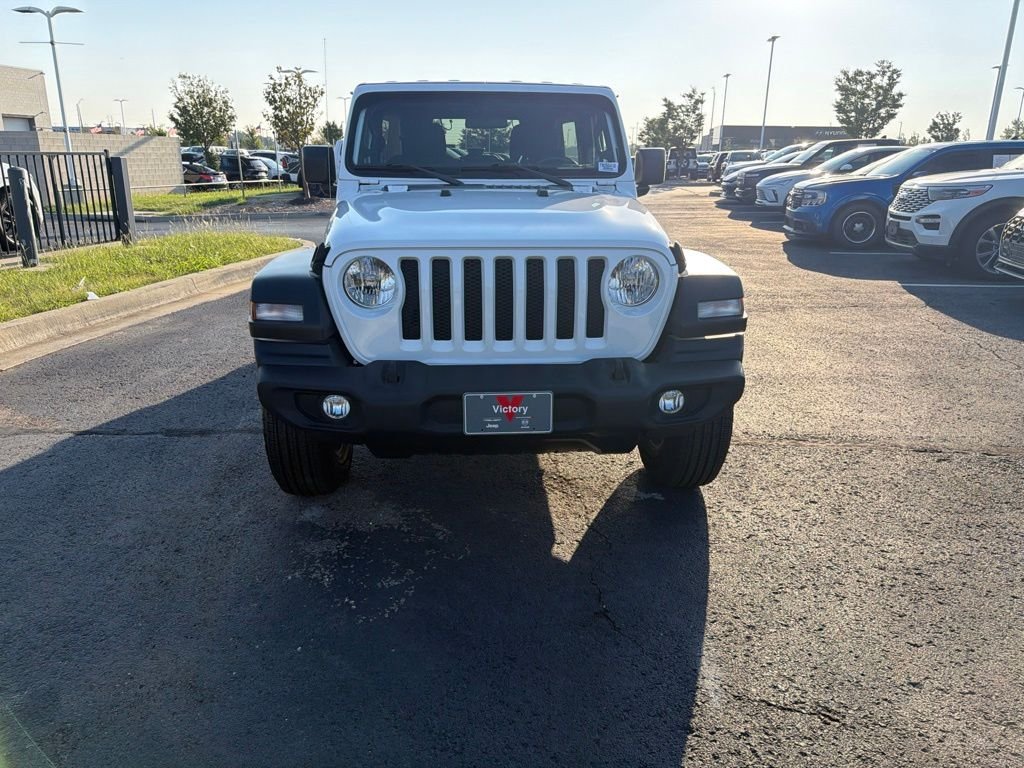Used 2022 Jeep Wrangler Unlimited Sport S with VIN 1C4HJXDN8NW260410 for sale in Kansas City