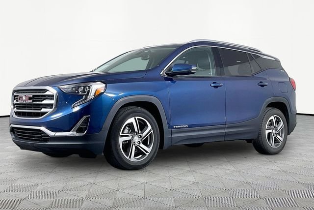 Used 2021 Blue GMC SLT image 1