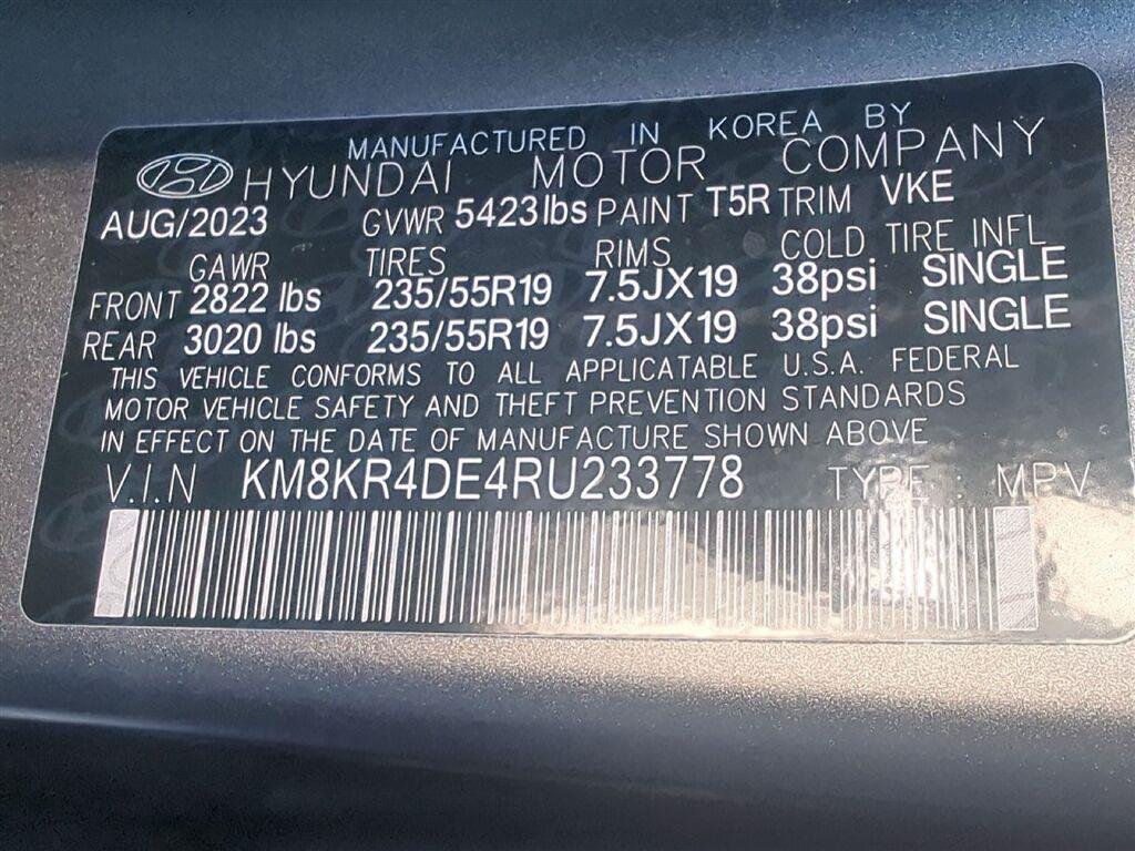 Used 2024 GRAY HYUNDAI LIMI image 1