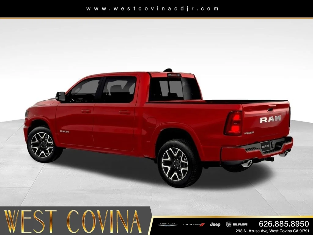 New 2026 Molten Red Pearl-Coat Exterior Paint RAM Laramie image 4