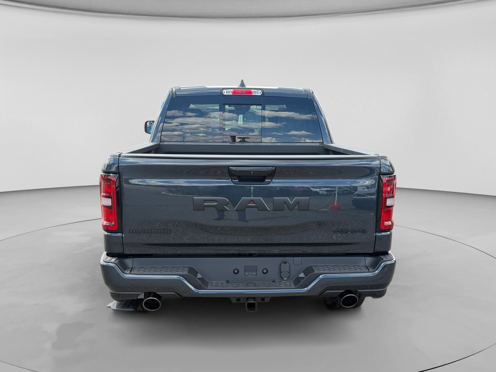 New 2026 Forged Blue Metallic Exterior Paint RAM Big Horn 4x4 Crew Cab 5