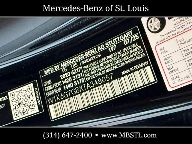 New 2026 Obsidian Black Metallic Mercedes-Benz S 580 image 20