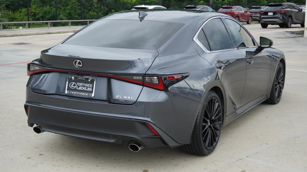 Certified Used 2023 CLOUDBURST GRAY Lexus IS 300 image 6