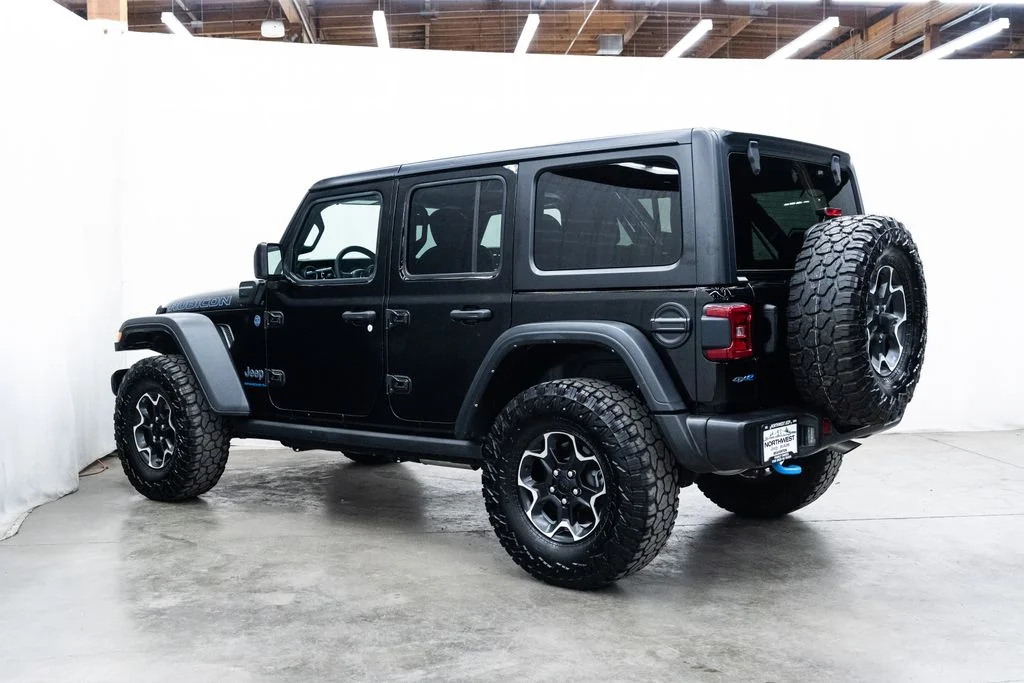 Used 2023 Black Jeep Rubicon 4xe image 4