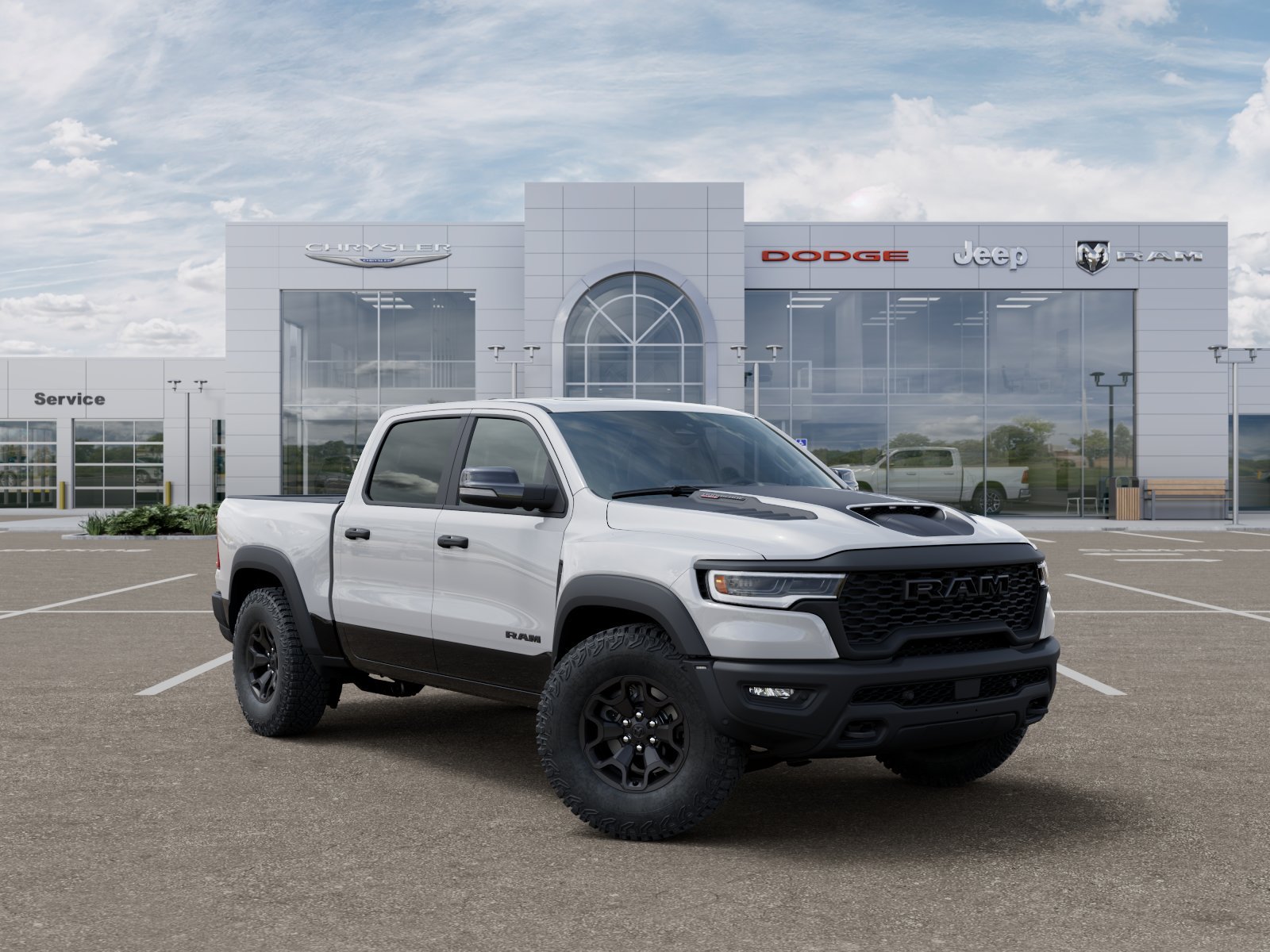 New 2026 Bright White Clear-Coat Exterior Paint RAM RHO image 20