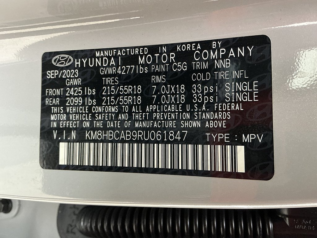Used 2024 Cyber Gray Metallic Hyundai SEL image 15