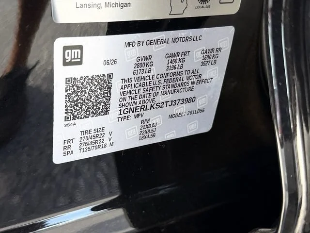 New 2026 Mosaic Black Metallic Chevrolet RS image 13