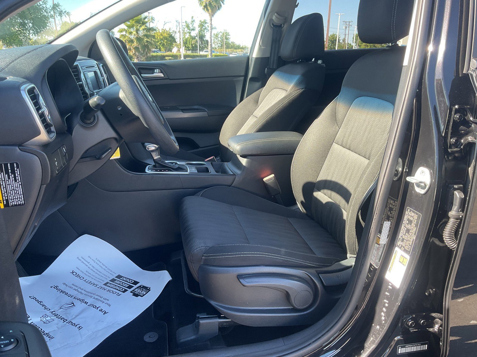 Used 2017 Black Cherry Kia LX image 14