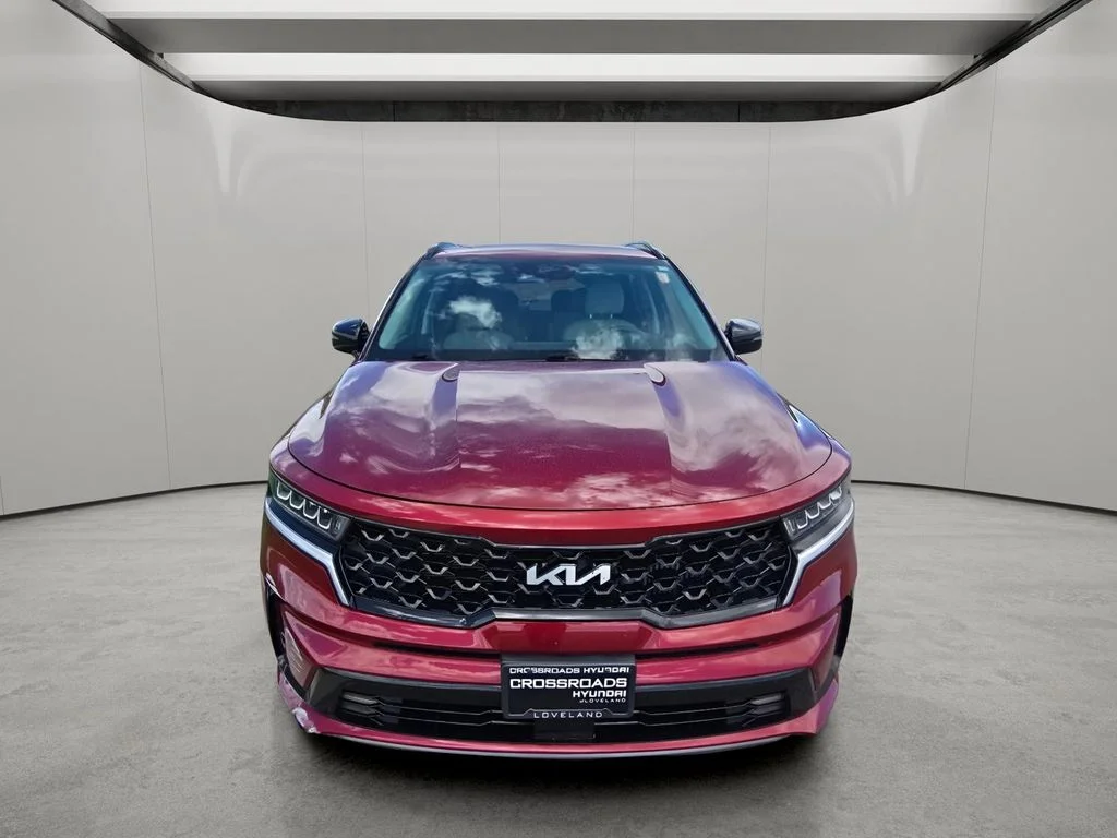 Used 2022 Passion Red Tintcoat Kia EX image 8