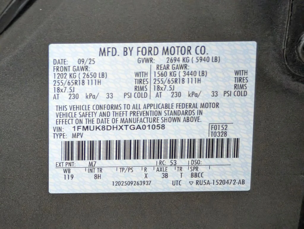 New 2026 Carbonized Gray Metallic Ford Active image 26