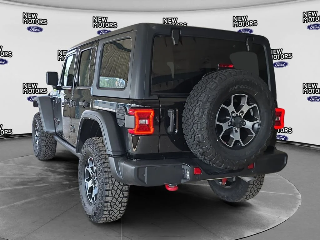 Used 2021 Black Clearcoat Jeep Unlimited Rubicon image 3