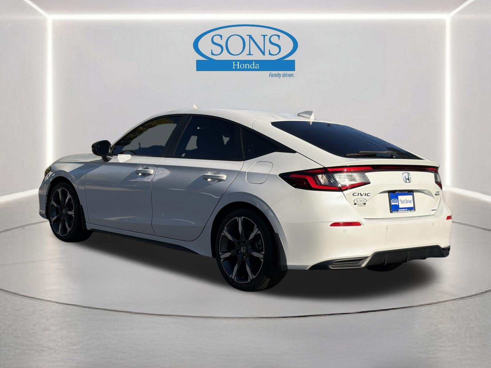 Certified Used 2025 Platinum White Pearl Honda Sport Touring Hybrid image 54