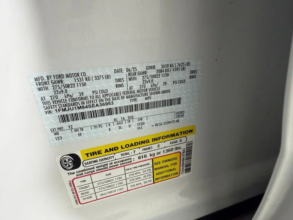 Certified Used 2025 White Ford Platinum image 39