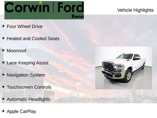 Certified Used 2020 Bright White Clearcoat Ram Laramie image 8