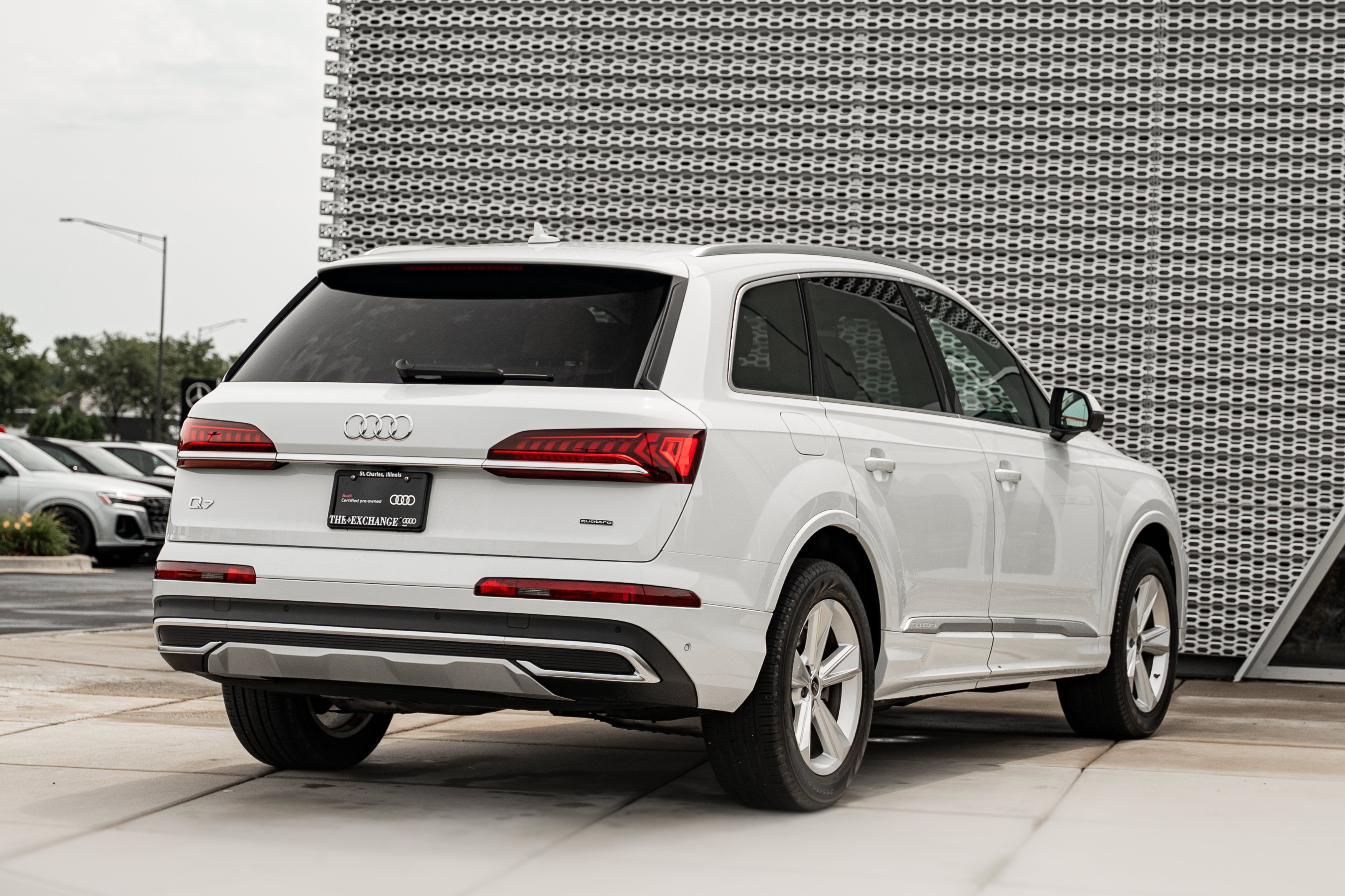 Certified Used 2023 Glacier White Metallic Audi Premium Plus image 4