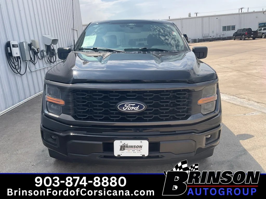 Used 2024 Agate Black Metallic Ford STX image 2