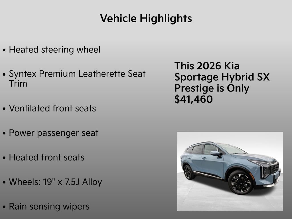 New 2026 Heritage Blue Kia SX Prestige image 31