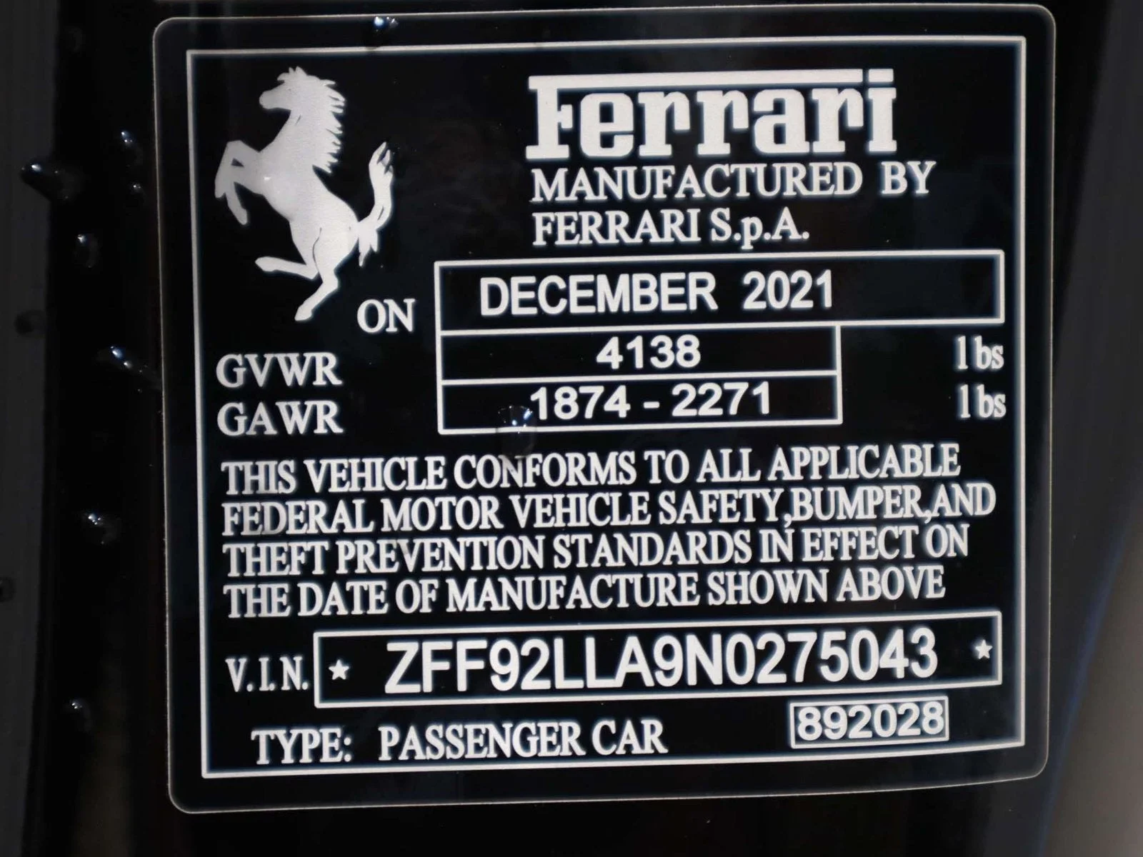 Certified Used 2022 Nero Ferrari  image 41