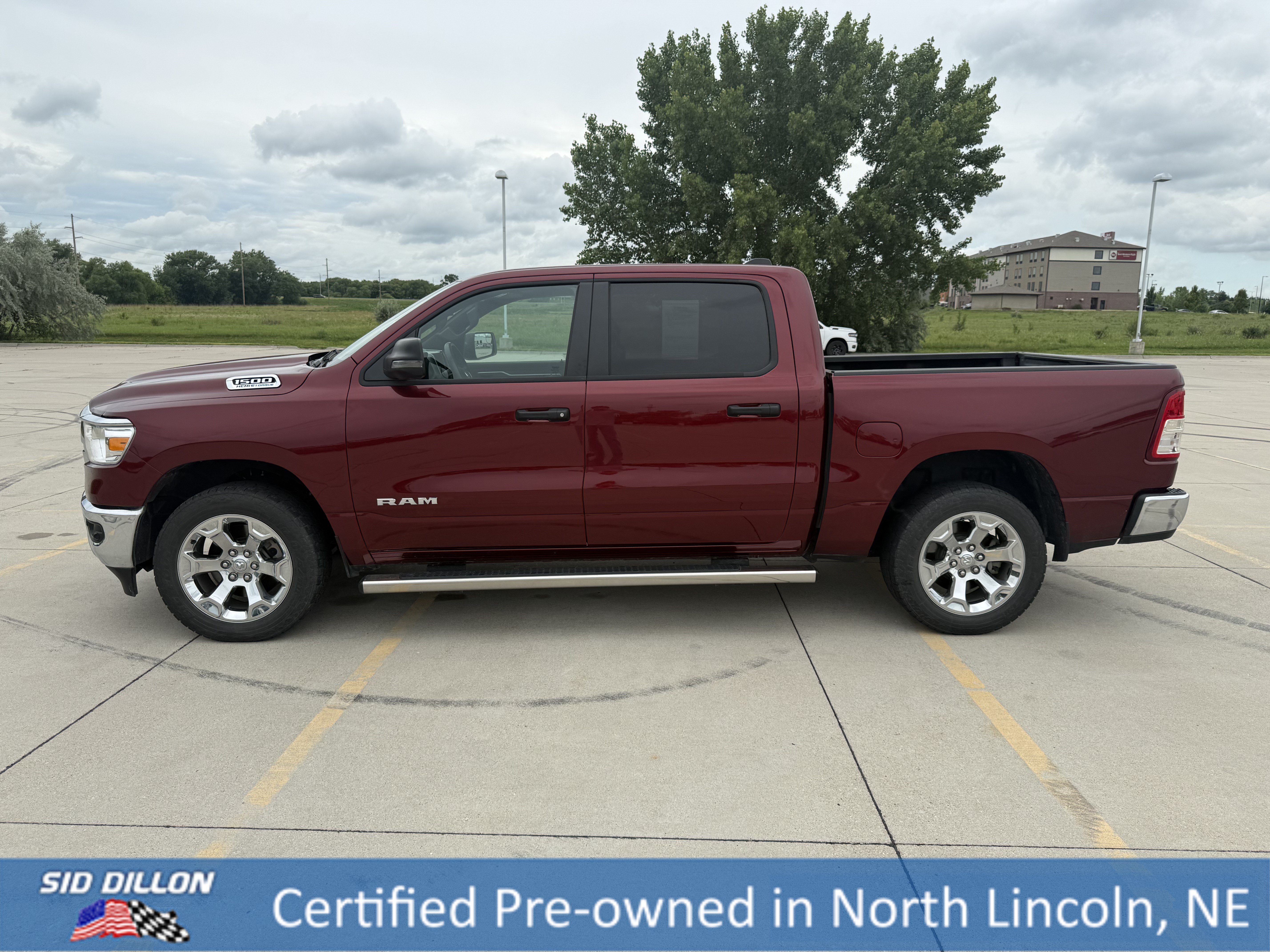 Used 2023 Delmonico Red Pearlcoat Ram Big Horn image 2