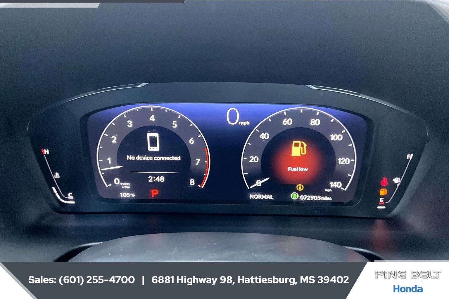 Used 2025 Crystal Black Pearl Honda Black Edition image 14