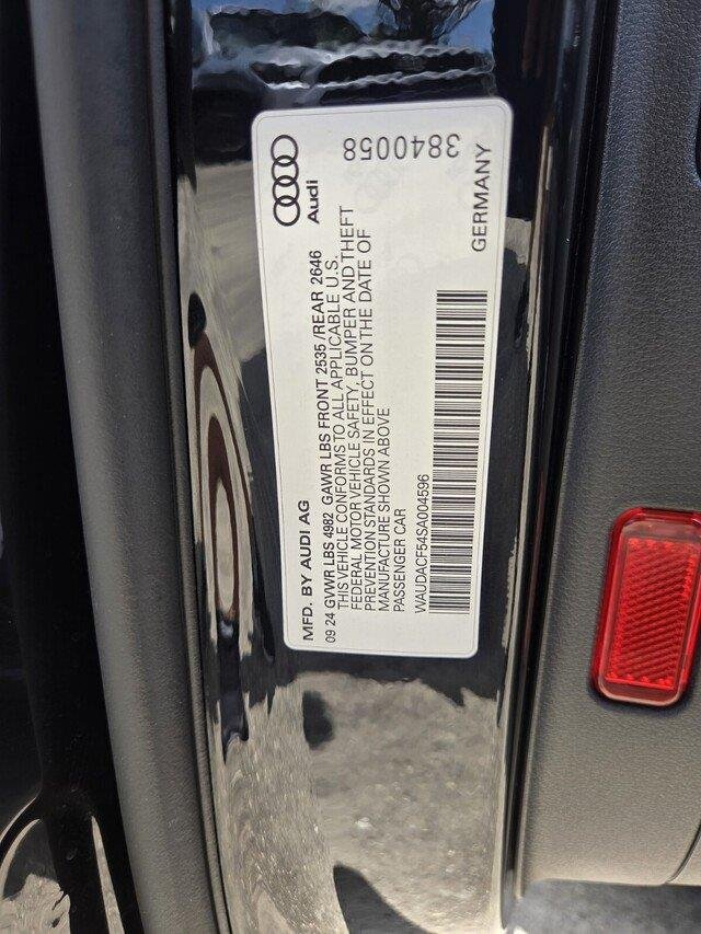 Used 2025 Mythos Black Metallic Audi S line Premium image 32