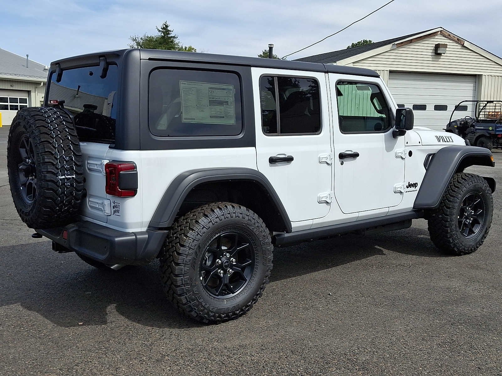 New 2026 Bright White Clear-Coat Exterior Paint Jeep Willys image 6