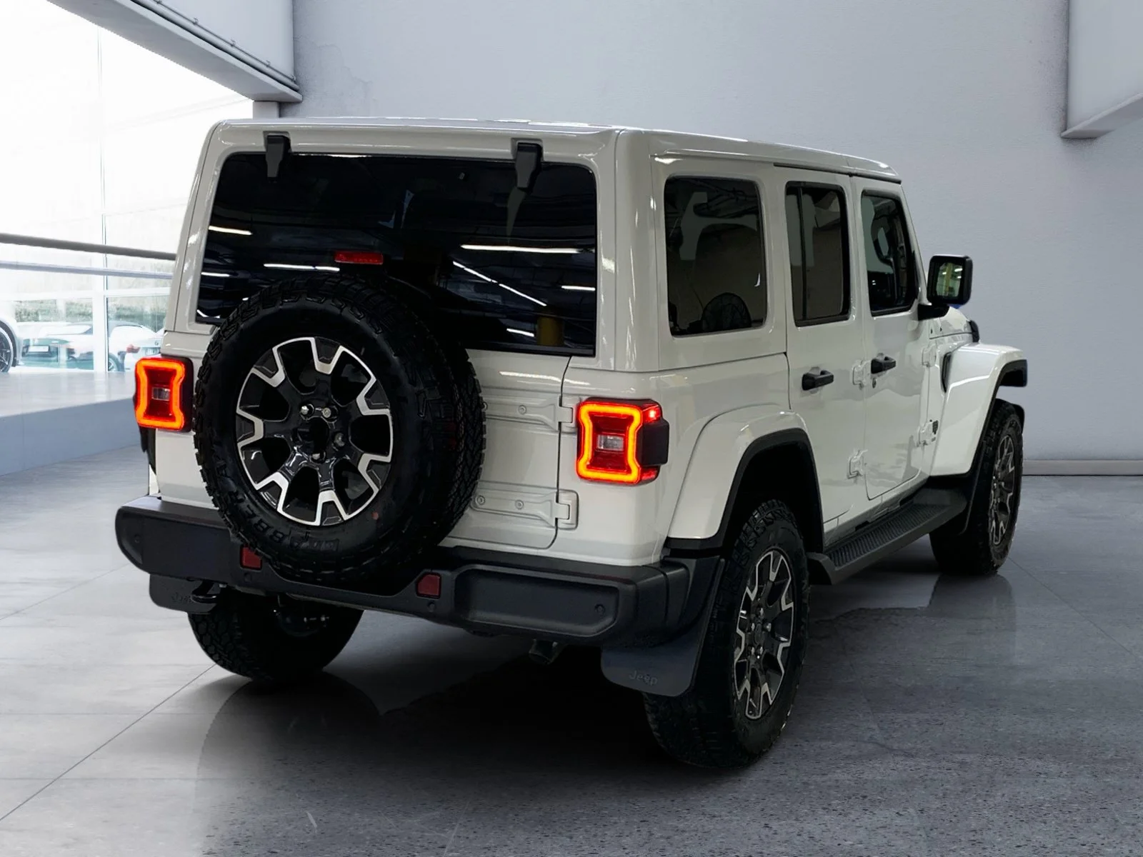 New 2026 Bright White Jeep Sahara image 4