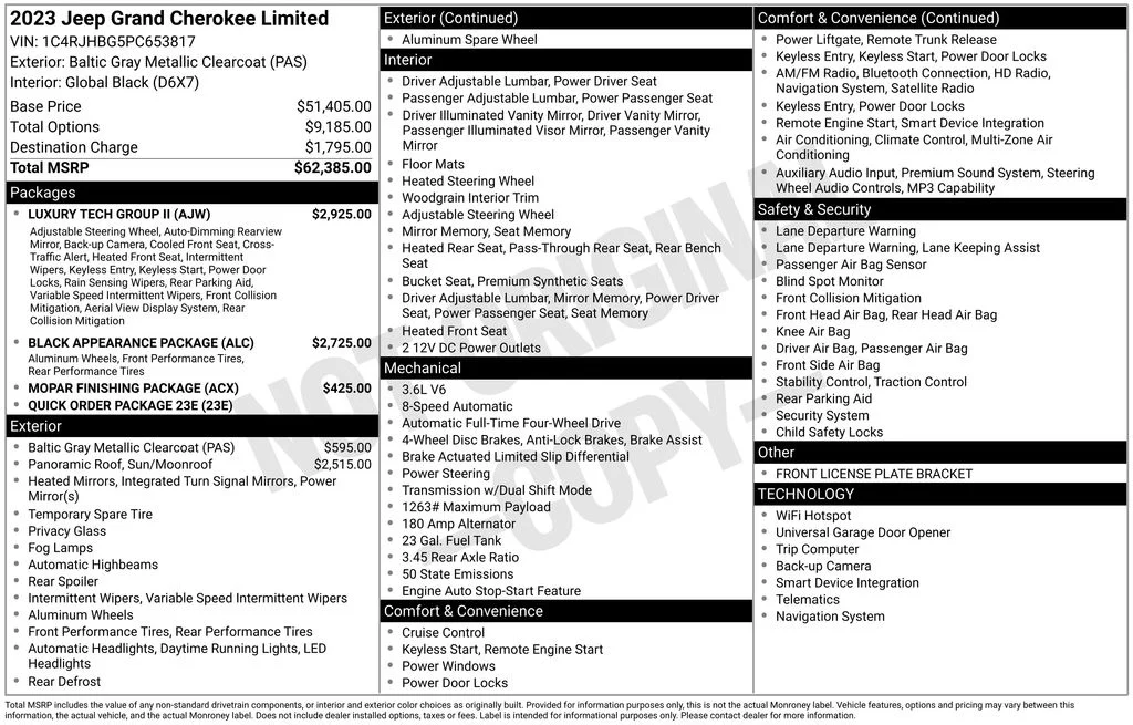 Used 2023 Gray Jeep Limited image 2