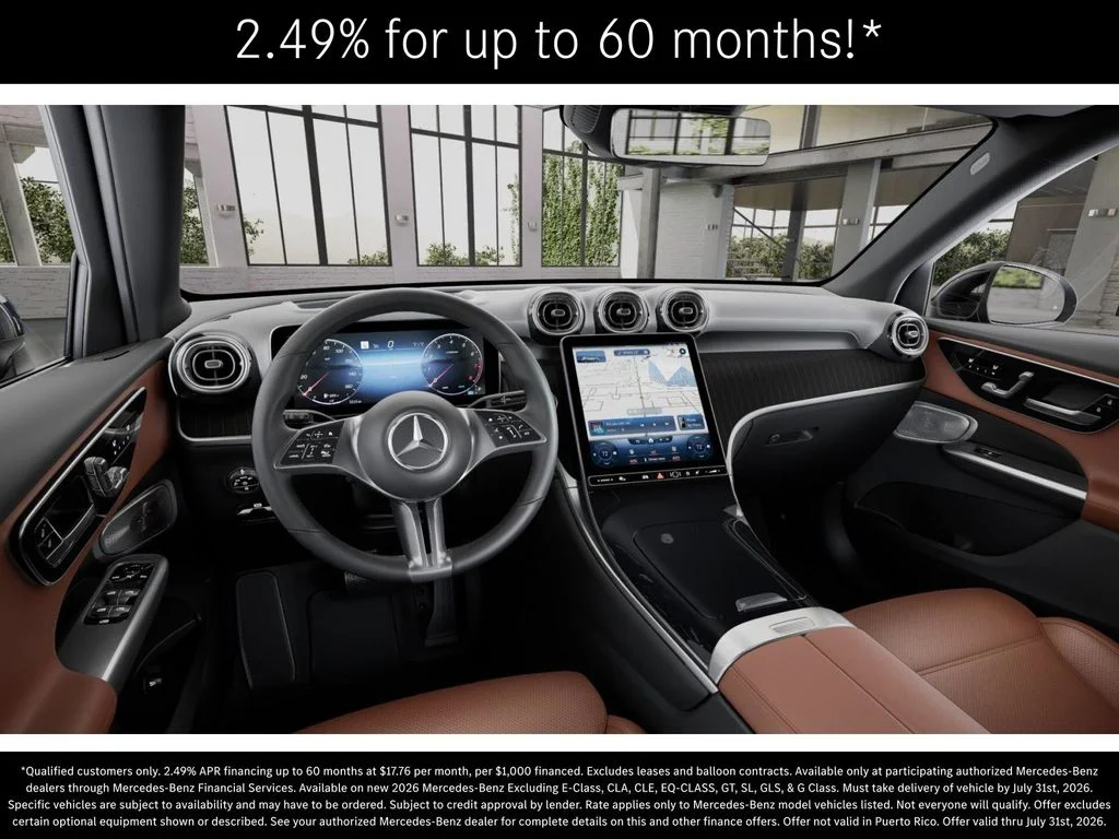 New 2026 Obsidian Black Metallic Mercedes-Benz GLC 300 image 3
