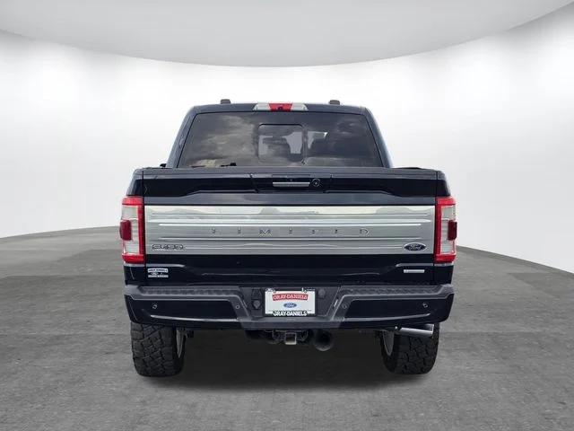 Certified Used 2021 Antimatter Blue Metallic Ford Limited image 5