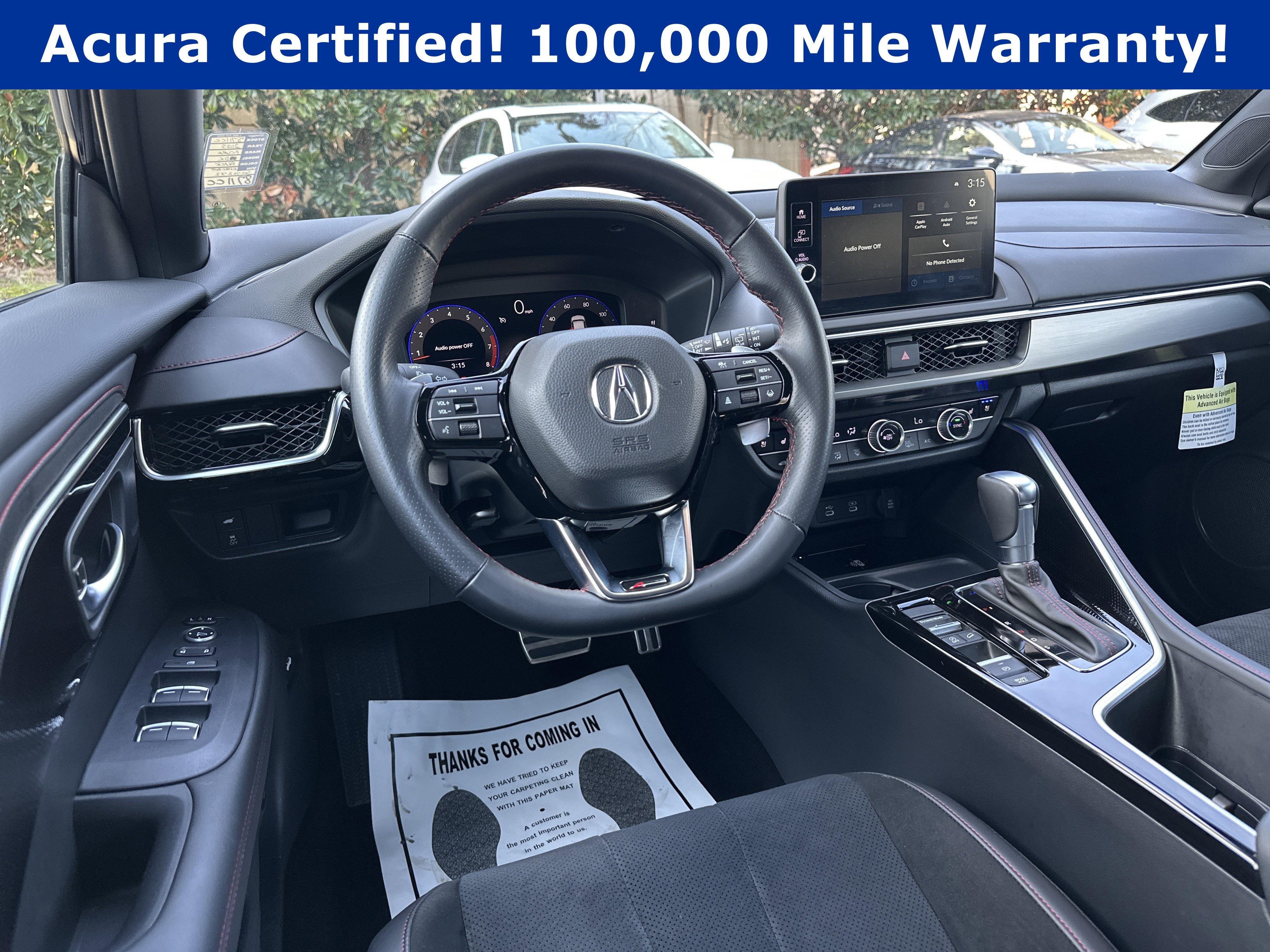 Used 2025 Crystal Black Pearl Acura w/A-Spec Package image 27