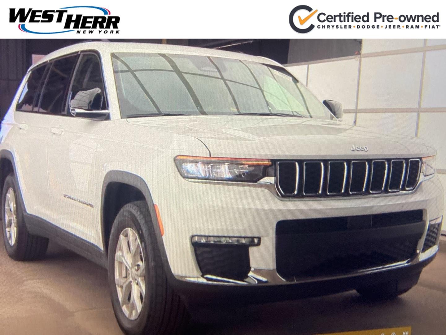 Used 2023 Bright White Clearcoat Jeep Limited image 1
