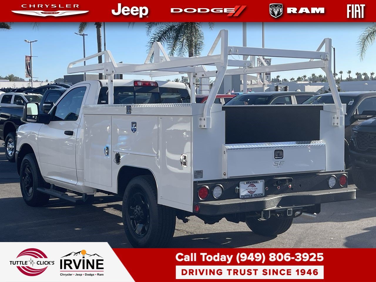 New 2026 Bright White Clear-Coat Exterior Paint RAM Tradesman image 4