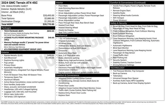 2024 GMC Terrain AT4 AWD's photo