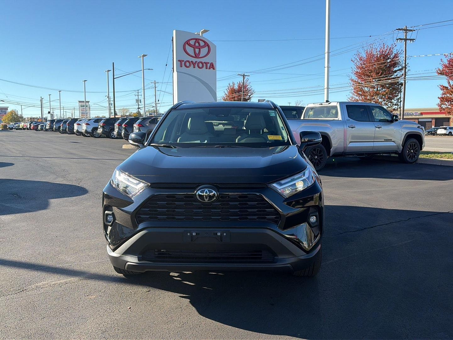 Used 2025 Midnight Black Metallic Toyota XLE Premium image 8