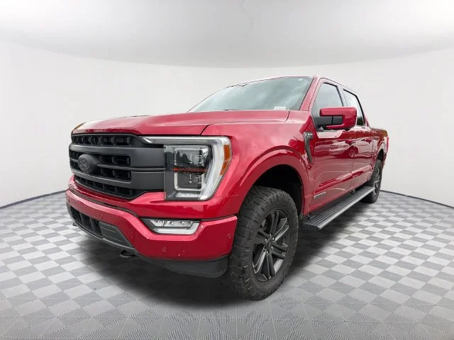 Used 2021 Red Ford LARIAT image 1