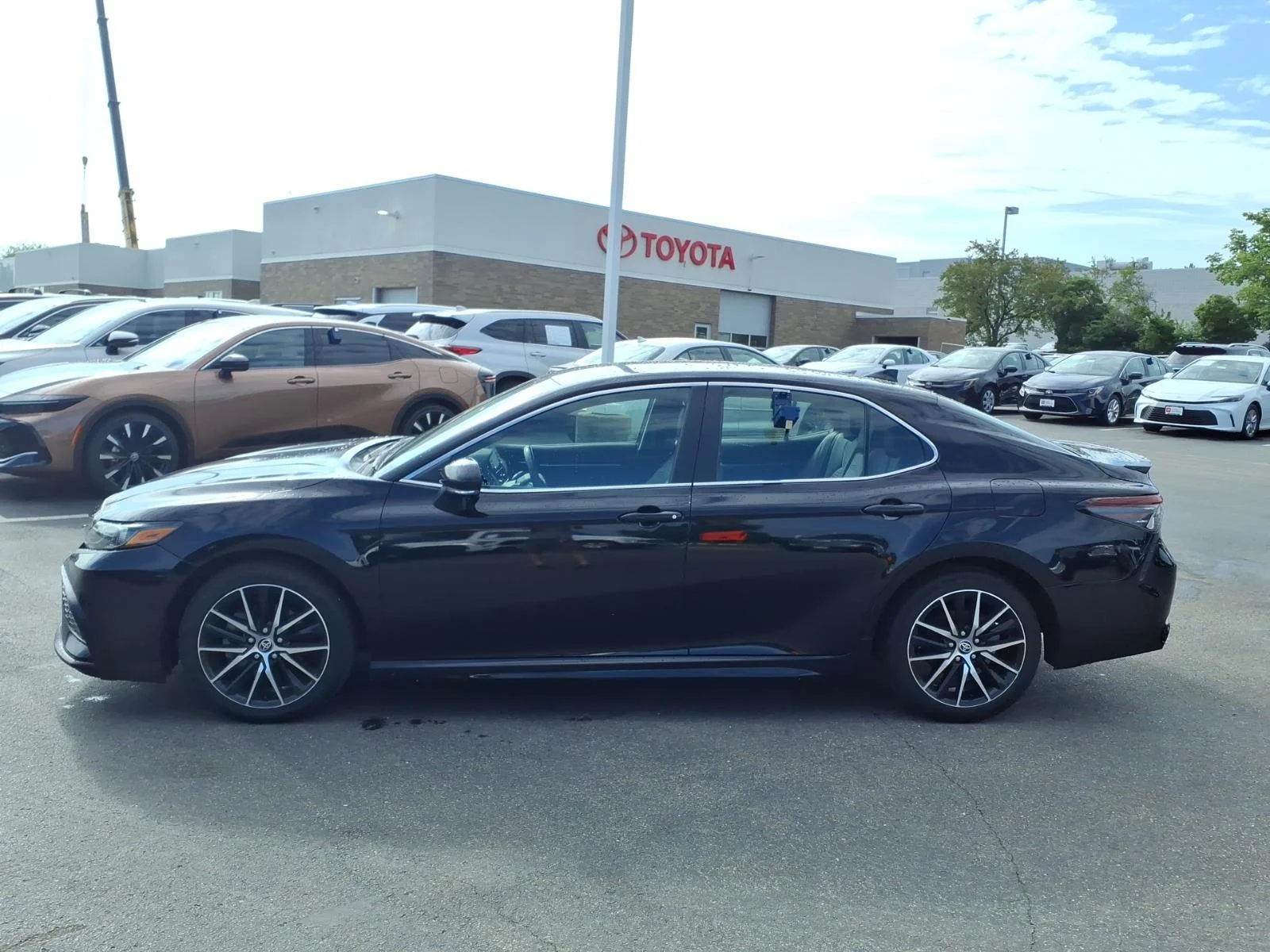 Certified Used 2024 Black Toyota SE image 6