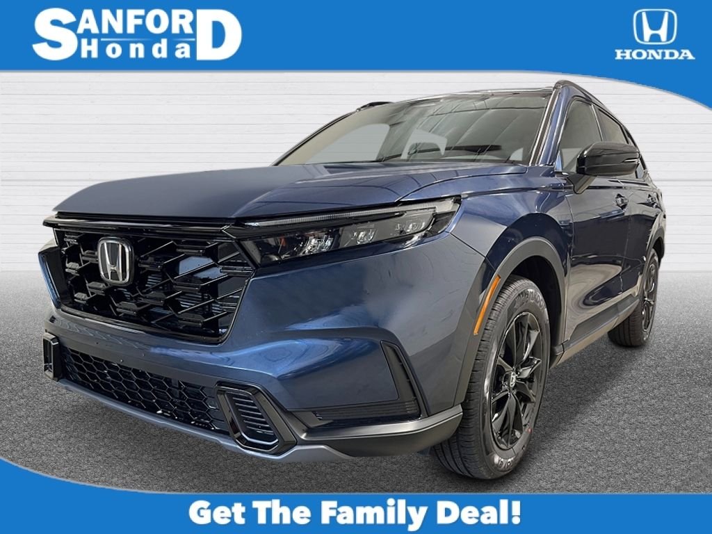 New 2026 Canyon River Blue Metallic Honda AWD Sport Hybrid image 1