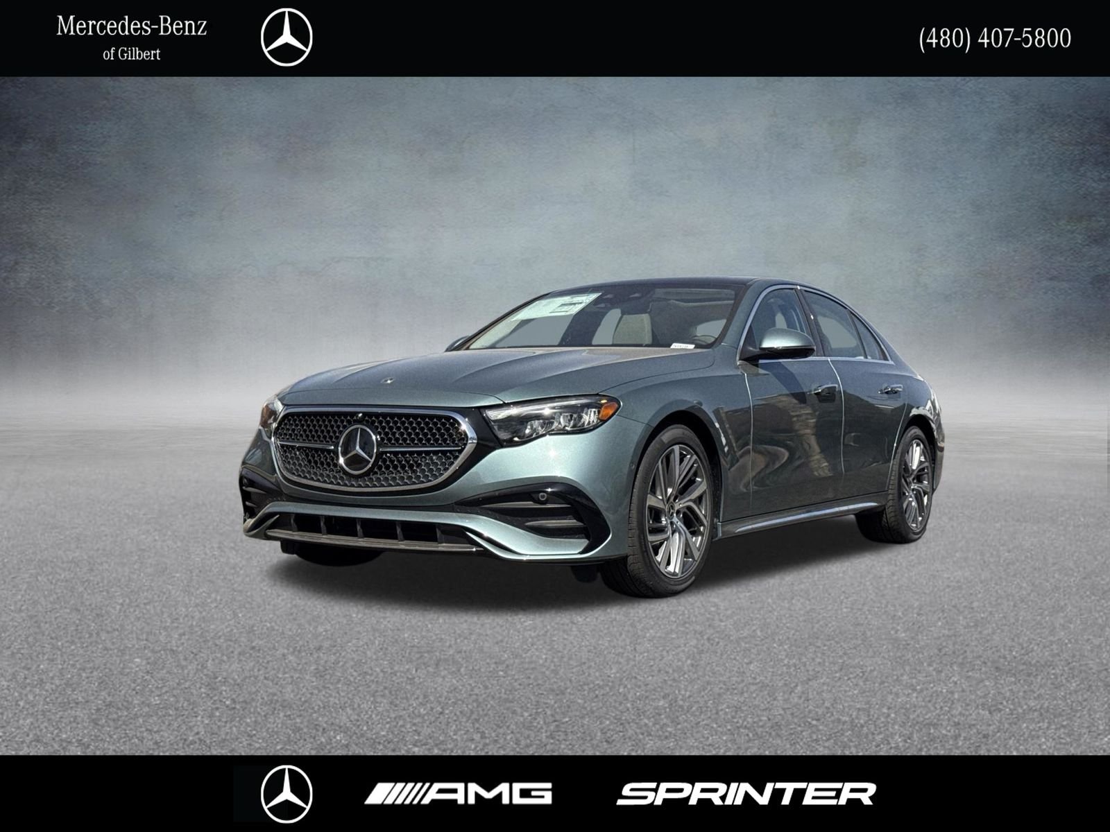 New 2026 Verde Silver Metallic Mercedes-Benz E 350 image 1