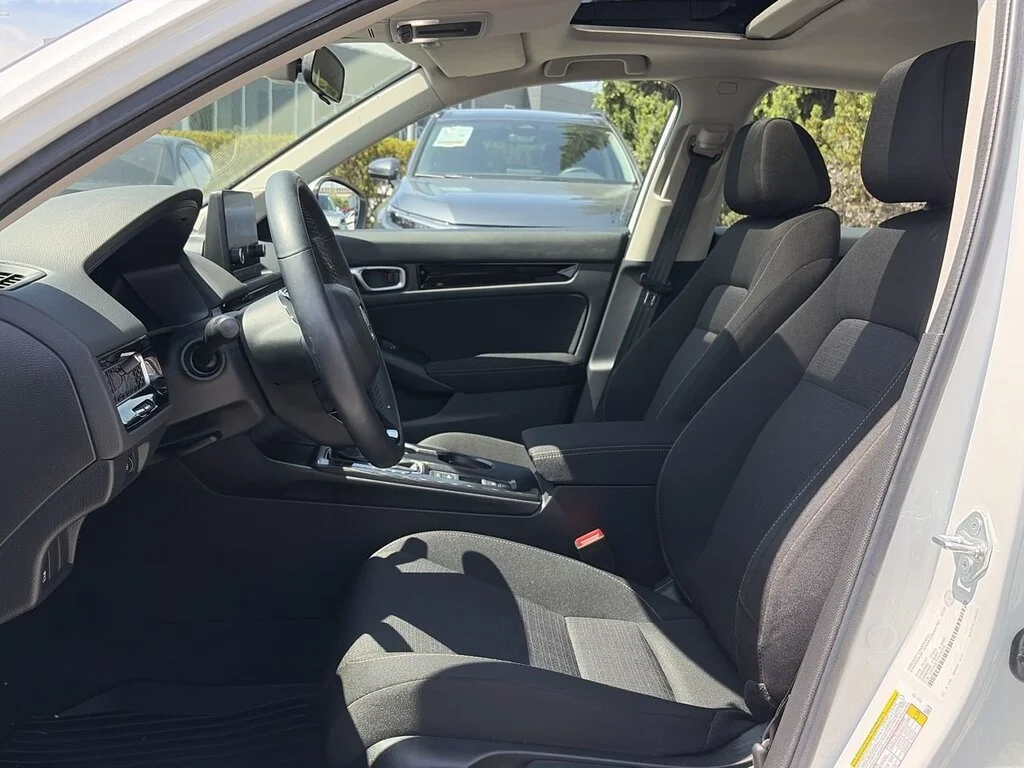 Used 2023 Platinum White Pearl Honda Sedan EX CVT Certified Pre-Owned   Clean Title   O image 19