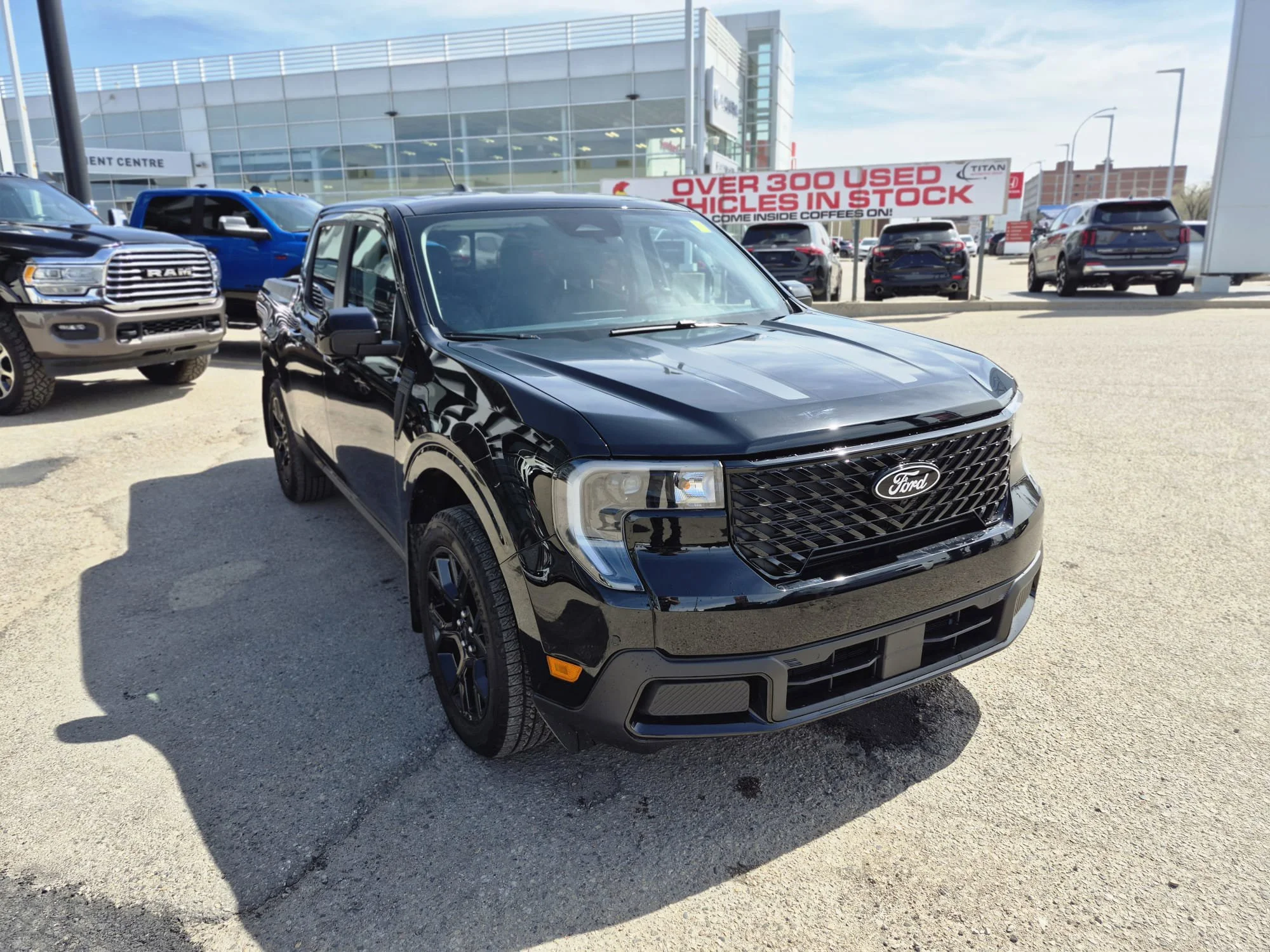 Certified Used 2025 Shadow Black Ford Lariat Hybrid AWD*Remote Start | Adaptive Cruise | Nav | 360 Cam | Htd Leather | Htd Wheel | B&O image 5